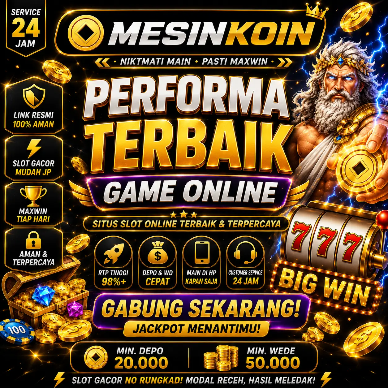 MESINKOIN | Performa Game Online | Layanan Aktif 24 JAM